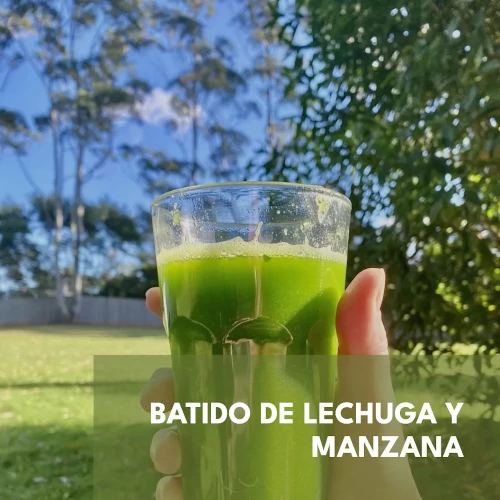 Batido de Lechuga y Manzana