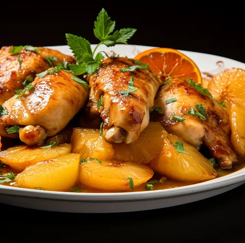 Pollo con Salsa de Mango